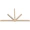 Ekena Millwork Kennewick Smooth Timber Gable Bracket, Douglas Fir, 96"W x 60"H x 3 1/2"D x 3 1/2"F, 15/12 Pitch GBW096X60X0404KEN00SDF - alternate 3